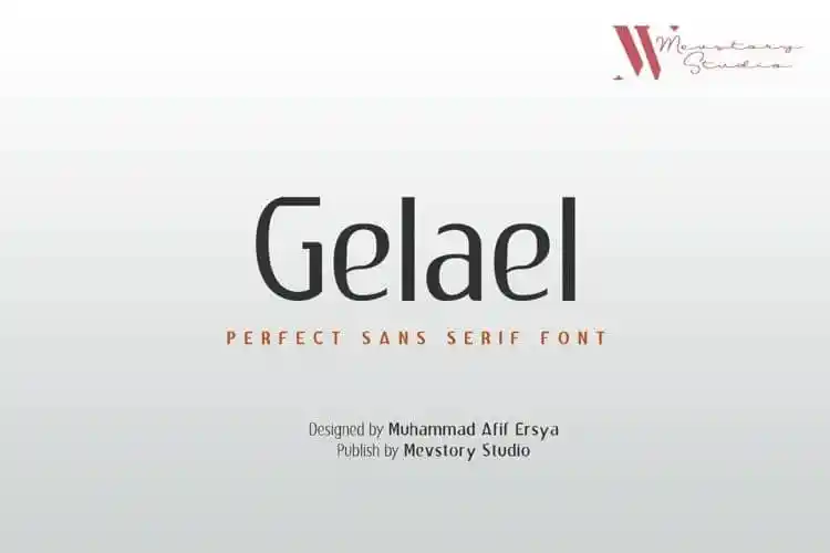Gelael Sans Serif Font