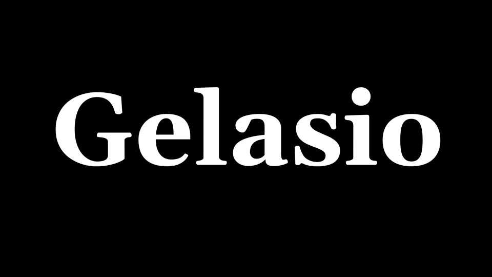 Gelasio Typeface › Fontesk