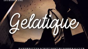Gelatique Font › Fontesk