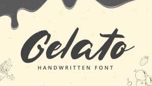 Gelato Script Font › Fontesk