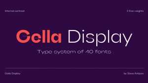 Gella Display Font › Fontesk