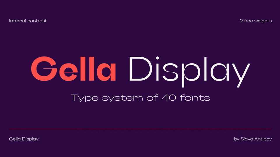 Gella Display Font › Fontesk