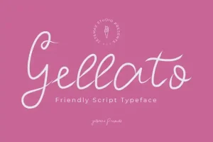 Gellato Script Font