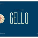 Gello Font Family