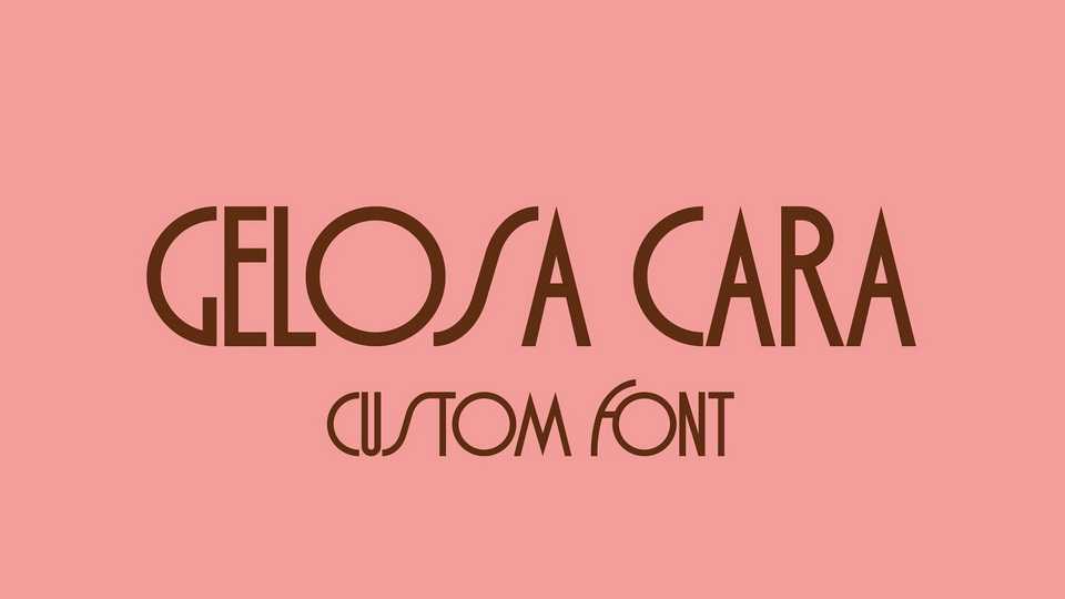 Gelosa Cara Font Family › Fontesk