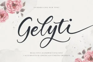 Gelyti Handwritten Font