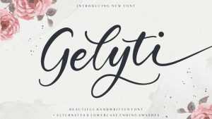 Gelyti Script Font › Fontesk