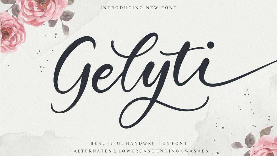 Gelyti Script Font › Fontesk