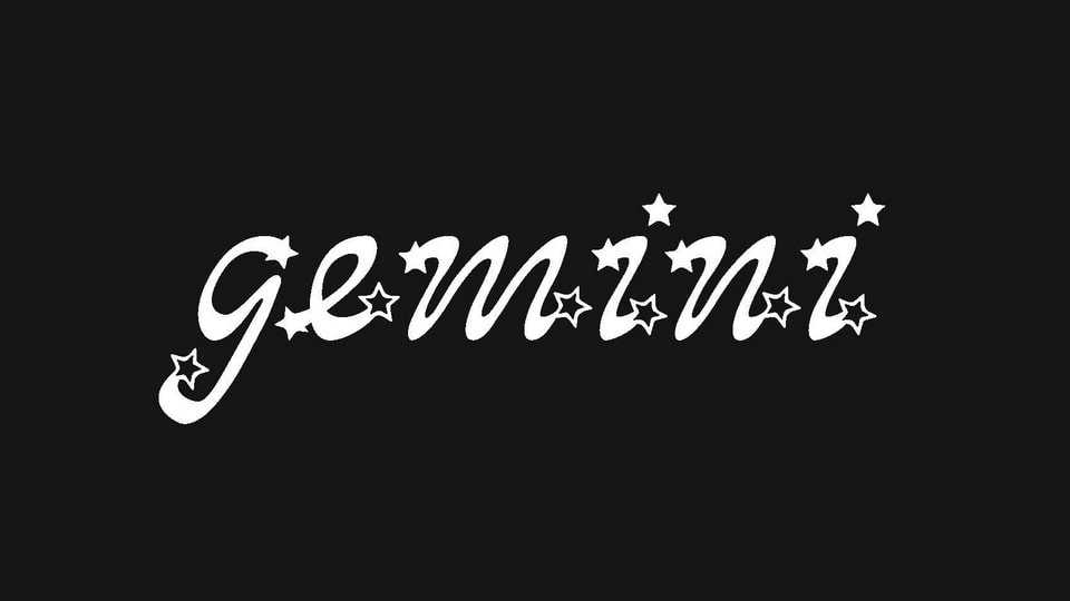 Gemini Font › Fontesk
