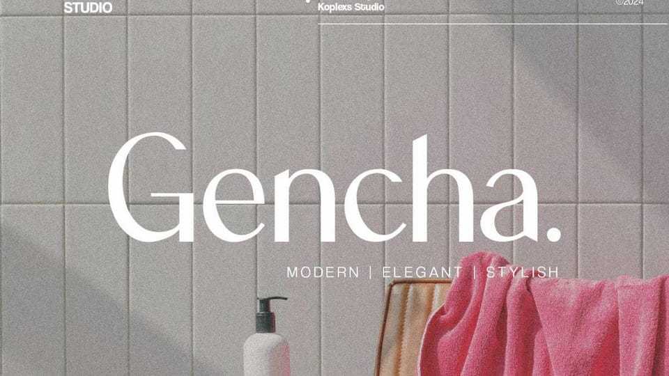 Gencha Font › Fontesk