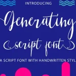 Generating Script Demo Font