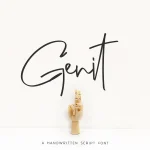 Genit Classy Handwritten Font