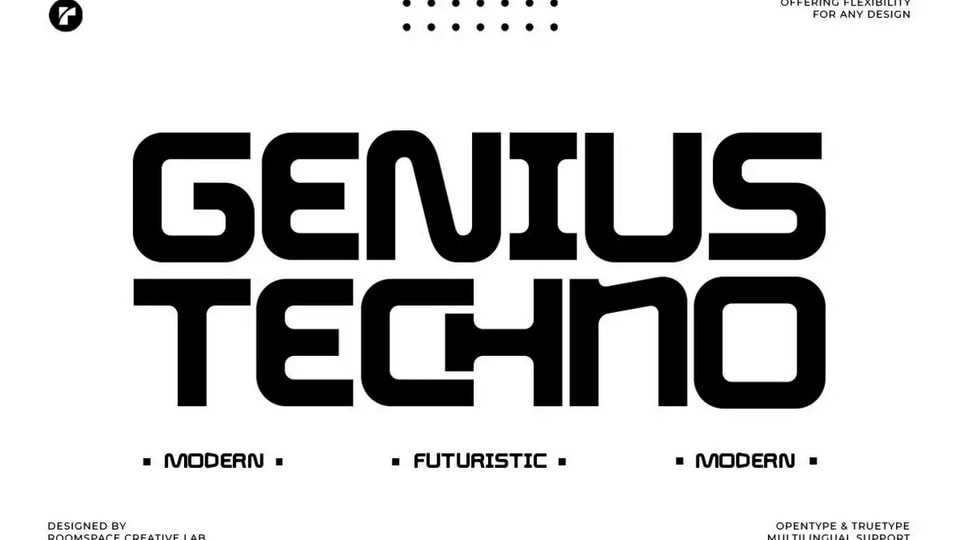 Genius Techno Font › Fontesk