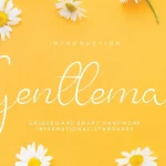 Gentleman Script Font