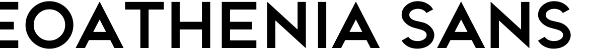 Geoathenia Sans Font - 1001 Free Fonts