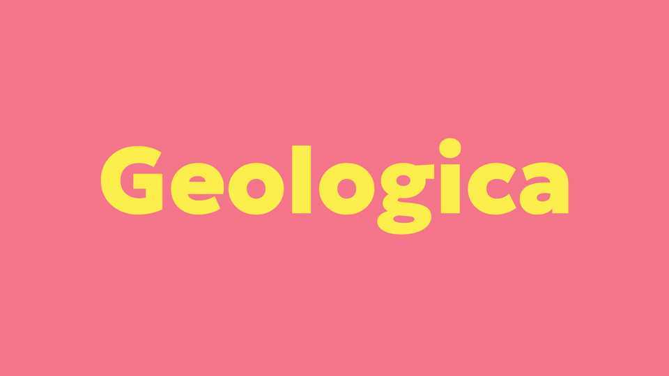 Geologica Font Family › Fontesk