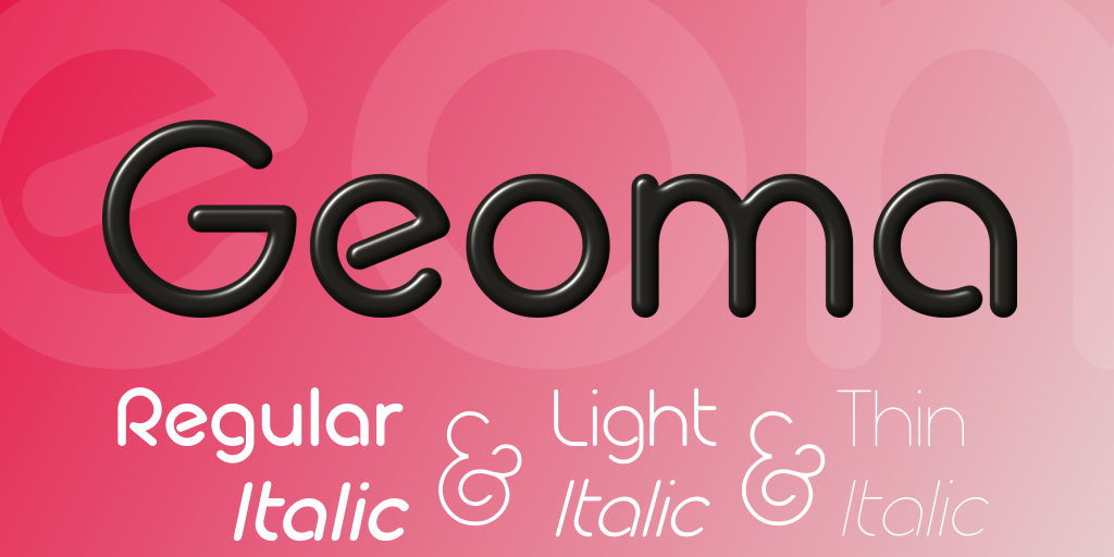 Geoma Font Family