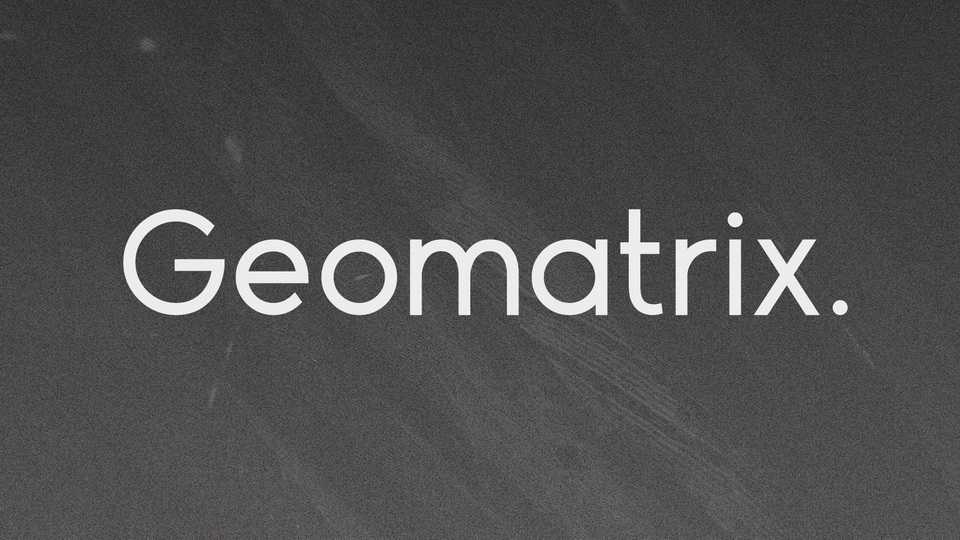 Geomatrix Font Family › Fontesk