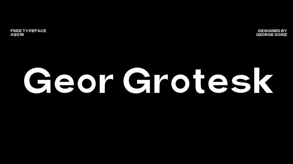 Geor Grotesk Font › Fontesk