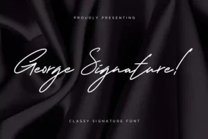 George Handwritten Font