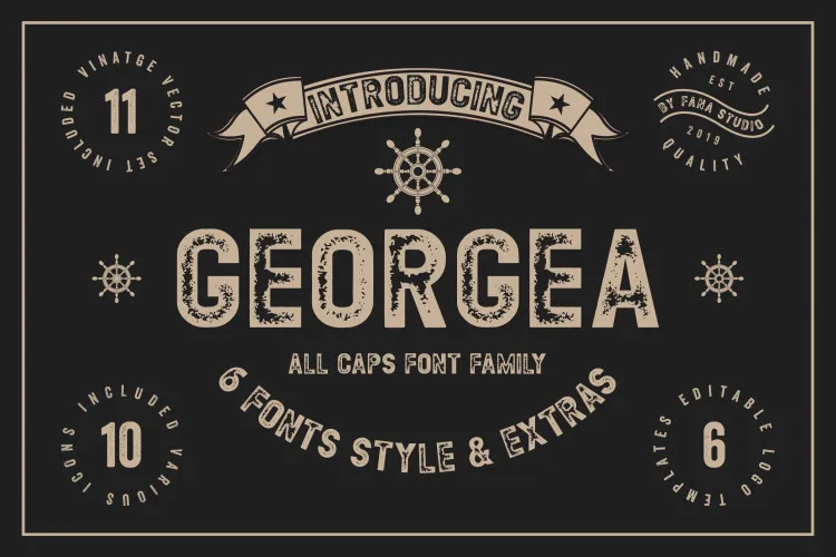 GEORGEA Typeface