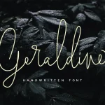 Geraldine Handwritten Font