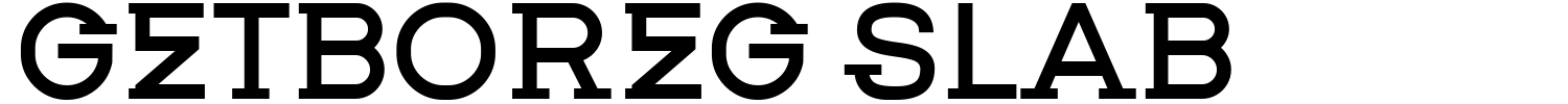 Getboreg Slab Font