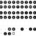 Getboreg Spare Font - Fonte Grátis Mapa de caracteres da fonte Getboreg Spare Font