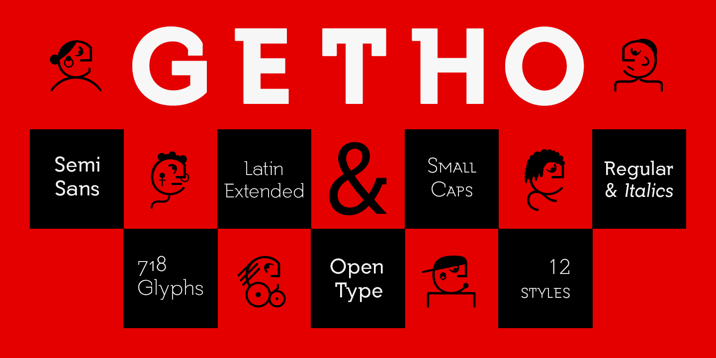 Getho Semi Sans Font