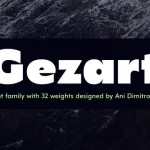 Gezart Sans Serif Font Demo - Fonte Grátis Gezart Sans Serif Font Demo