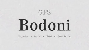 GFS Bodoni Serif Font