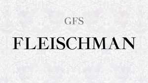 GFS Fleischman Font › Fontesk
