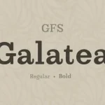 GFS Galatea Slab Serif Font - Fonte Grátis GFS Galatea Slab Serif Font