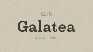 GFS Galatea Slab Serif Font