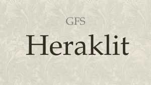 GFS Heraklit Font › Fontesk