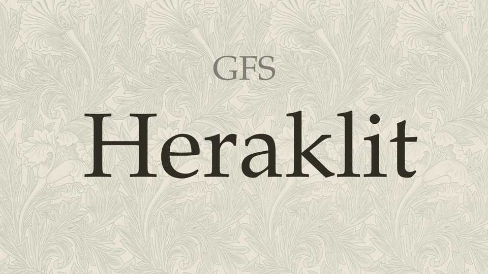 GFS Heraklit Font › Fontesk