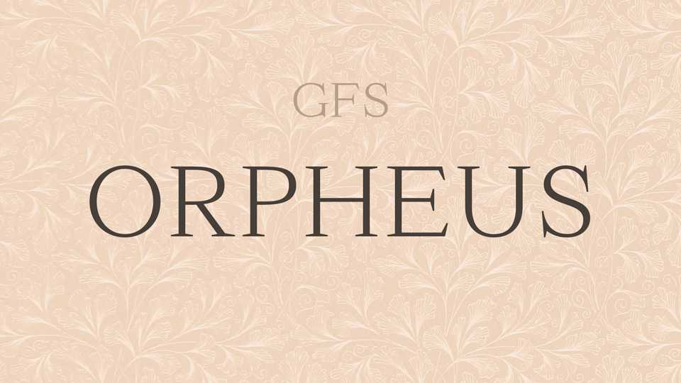 GFS Orpheus Font › Fontesk