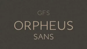 GFS Orpheus Sans Serif Font