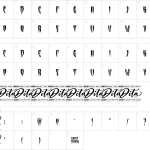 Ghost Terror Font - Fonte Grátis Mapa de caracteres da fonte Ghost Terror Font