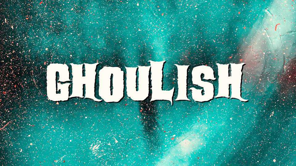 Ghoulish Font › Fontesk