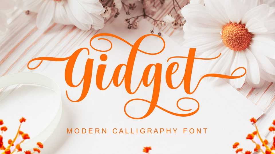 Gidget Font › Fontesk
