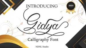 Gidya Font › Fontesk