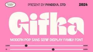 Gifka Font › Fontesk