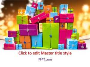 Gifts PowerPoint Template