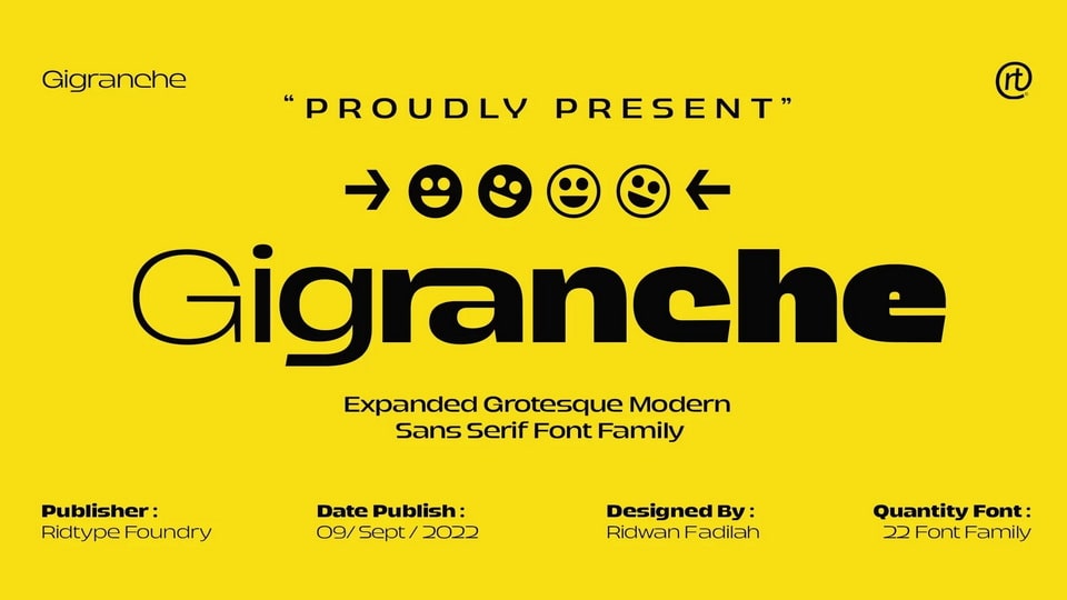 Gigranche Font › Fontesk