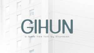 Gihun Font › Fontesk