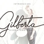 Gilberta Signature Font