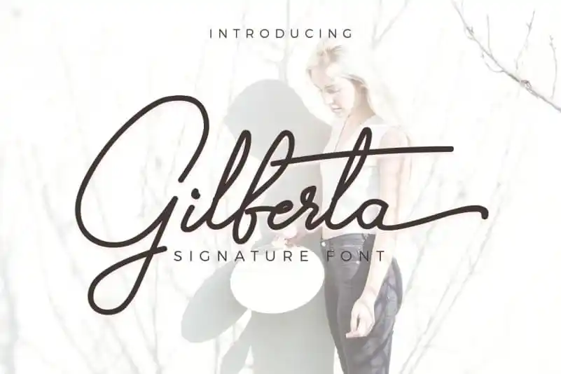 Gilberta Signature Font