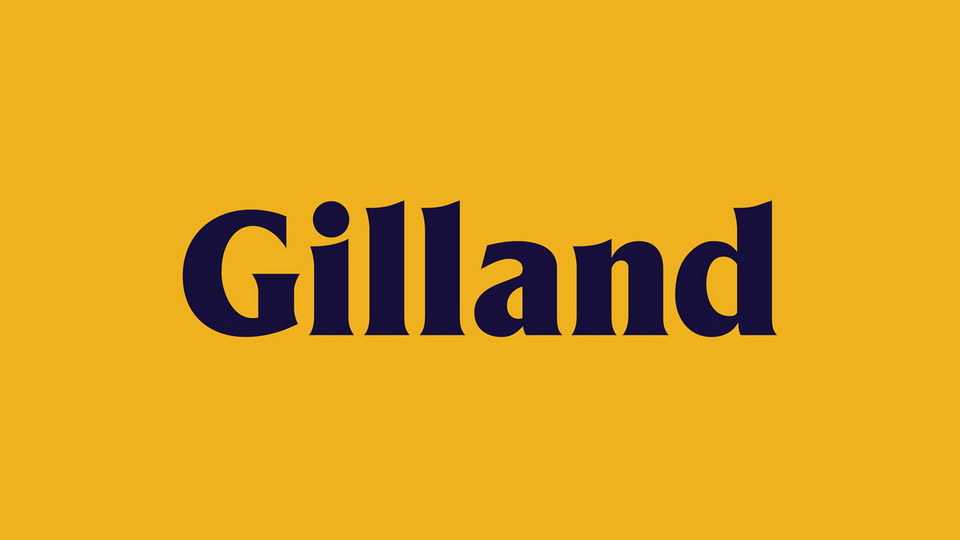 Gilland Font Family › Fontesk
