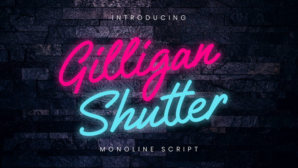 Gilligan Shutter Script Font › Fontesk